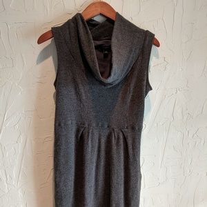 Ann Taylor Cowl Neck Wool-Blend Shift Dress